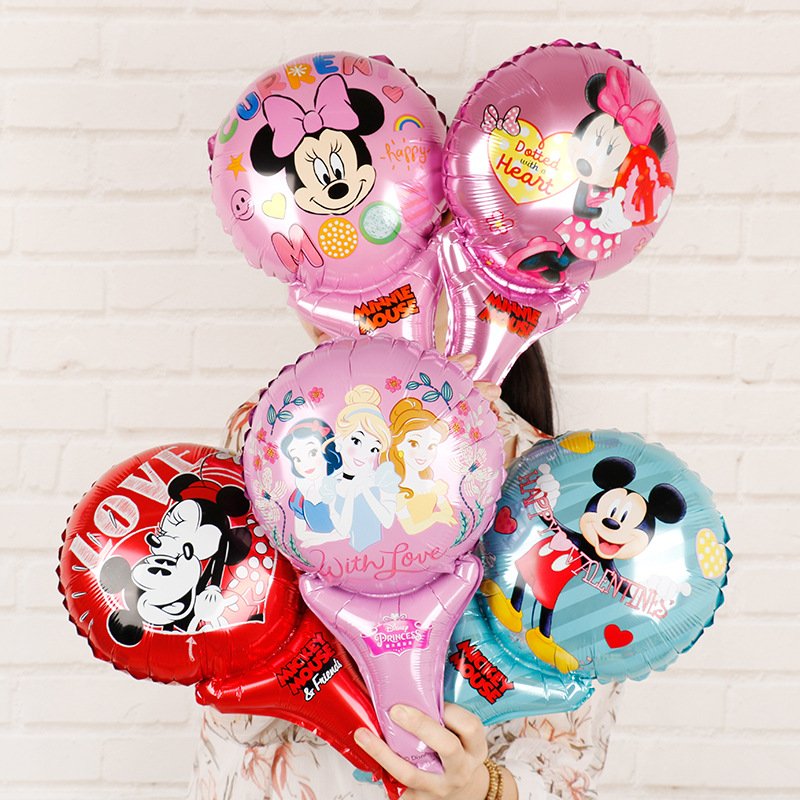 Disney Mickey Minnie Inflatable Hand Bar Balloons Classic Cartoon Toys For Kids Birthday Wedding Party - 10 Disney Mickey Minnie Inflatable Hand Bar Balloons Classic Cartoon Toys For Kids Birthday Wedding Party - 10