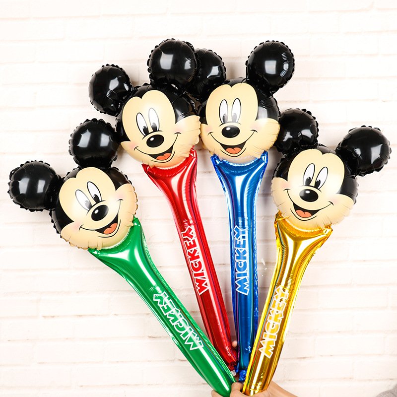 Disney Mickey Minnie Inflatable Hand Bar Balloons Classic Cartoon Toys For Kids Birthday Wedding Party - 5 Disney Mickey Minnie Inflatable Hand Bar Balloons Classic Cartoon Toys For Kids Birthday Wedding Party - 5
