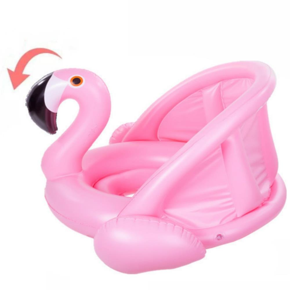 Dmar Inflatable Baby Flamingo Rideon Pool Float With Sunshade 03 Years Safe Swim Ring Water Toys Infant Seat Circle - 5 Dmar Inflatable Baby Flamingo Rideon Pool Float With Sunshade 03 Years Safe Swim Ring Water Toys Infant Seat Circle - 5