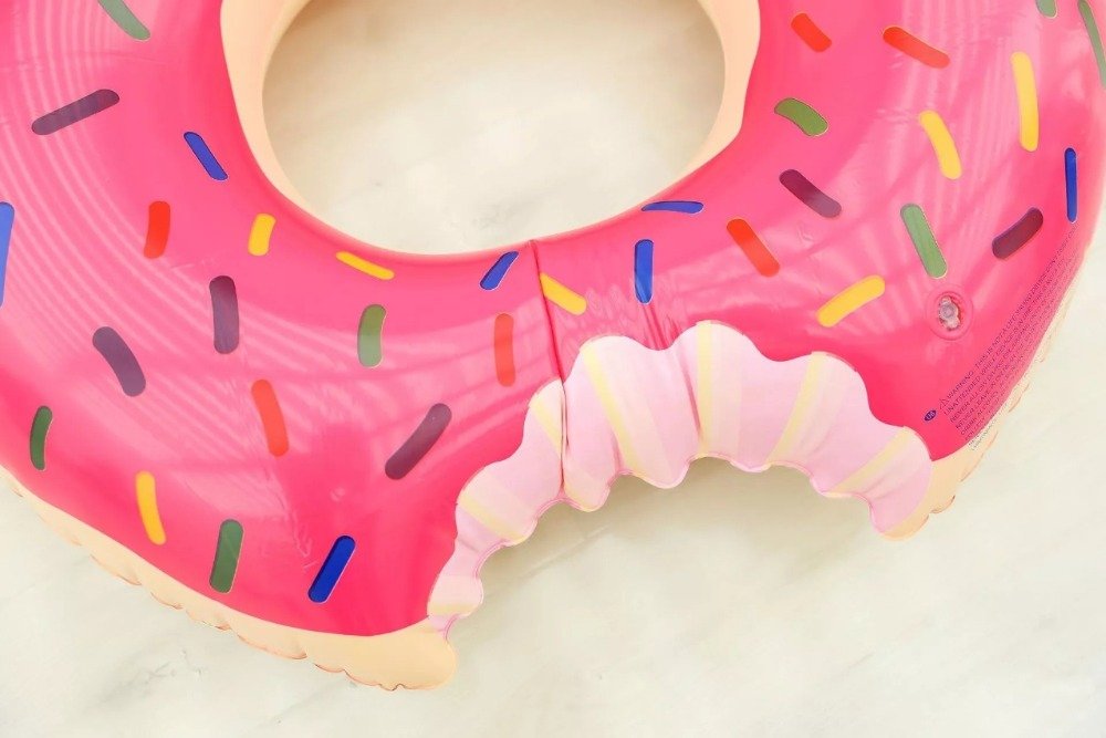 Extra Large Inflatable Donut Swim Ring Lifesaver Float Seat For Adults Summer Childrens Pool Party Toy - 13 Extra Large Inflatable Donut Swim Ring Lifesaver Float Seat For Adults Summer Childrens Pool Party Toy - 13