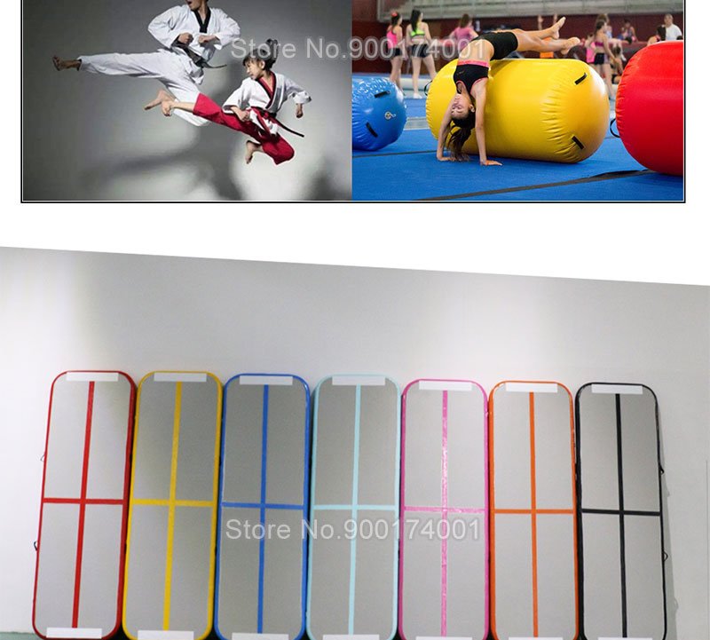 6piece Inflatable Gymnastics Air Track Tumbling Mat Set For Mini Gym Training - 13