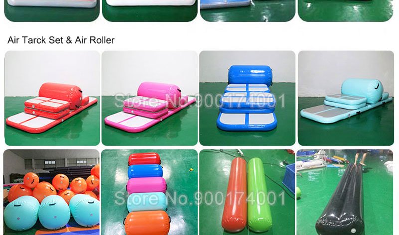 6piece Inflatable Gymnastics Air Track Tumbling Mat Set For Mini Gym Training - 23
