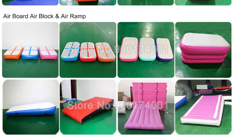 6piece Inflatable Gymnastics Air Track Tumbling Mat Set For Mini Gym Training - 24