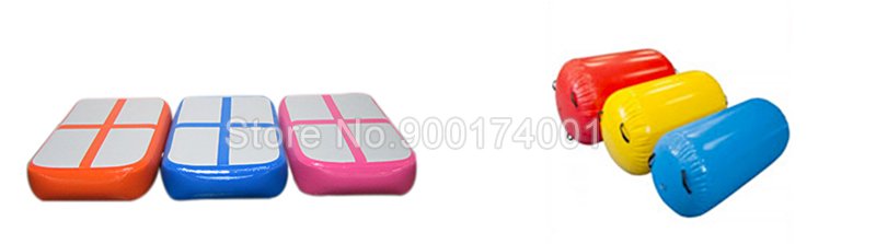 6piece Inflatable Gymnastics Air Track Tumbling Mat Set For Mini Gym Training - 2