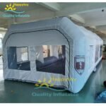 Double Sealed Frame Tube Inflatable Spray Paint Booth Tent For Car - 6