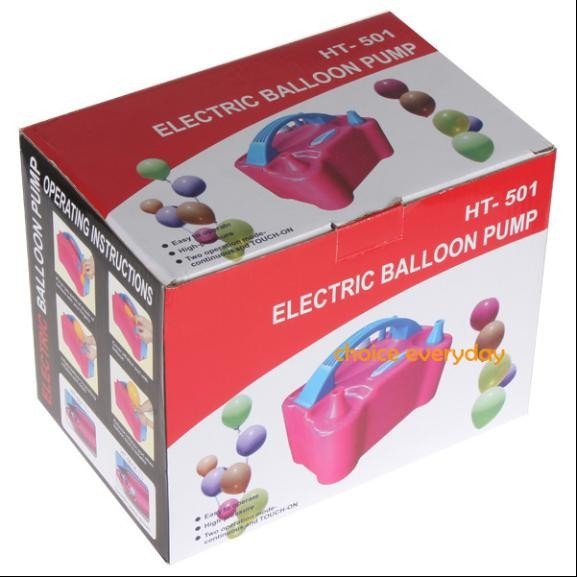 Highcapacity Ht501 Double Hole Ac Electric Balloon Inflator Powerful Air Pump Machine For Inflatable Decorations - 4