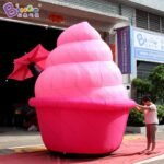 Dreamlike 3mh Inflatable Ice Cream For Party Decoration 10 Feet Balloon Toys - 3