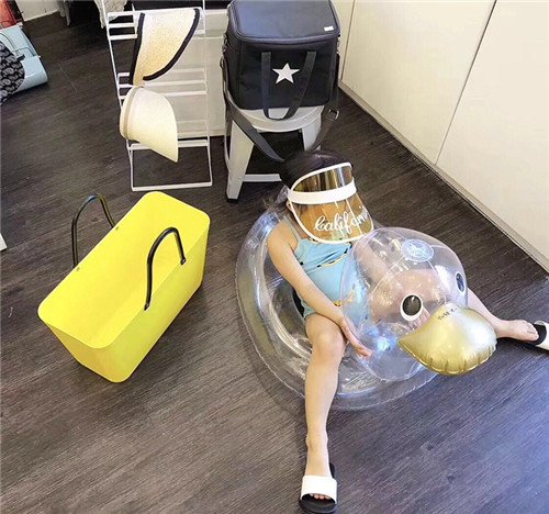 Baby Duck Inflatable Swim Ring Transparent Rideon Bathing Pool Float Summer Water Toy Swim Tube Raft - 7 Baby Duck Inflatable Swim Ring Transparent Rideon Bathing Pool Float Summer Water Toy Swim Tube Raft - 7