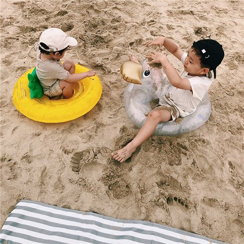 Baby Duck Inflatable Swim Ring Transparent Rideon Bathing Pool Float Summer Water Toy Swim Tube Raft - 4 Baby Duck Inflatable Swim Ring Transparent Rideon Bathing Pool Float Summer Water Toy Swim Tube Raft - 4