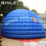 Durable Big Amazing Blue 8m Inflatable Dome Tent Wedding Giant Marquee Event Igloo For Amusement Park - 3