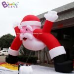 Durable Inflatable 8m Santa Claus Arches Air Filled Christmas Archway Entrance Toy - 3