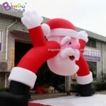 Durable Inflatable 8m Santa Claus Arches Air Filled Christmas Archway Entrance Toy - 4