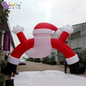 Durable Inflatable 8m Santa Claus Arches Air Filled Christmas Archway Entrance Toy - 2