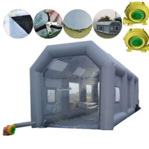 Durable Portable Car Painting Booth Inflatable Paint Tent For