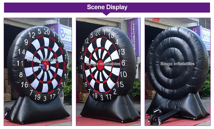 Quality Giant 25x3m Inflatable Dart Board Game For Outdoor Family Fun With Sticky Darts Included - 2 Quality Giant 25x3m Inflatable Dart Board Game For Outdoor Family Fun With Sticky Darts Included - 2