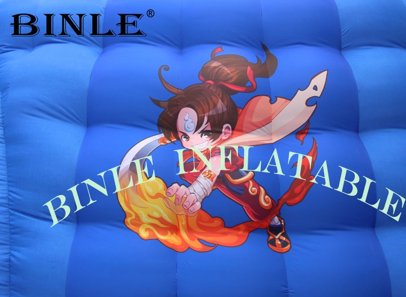 8m Blue Inflatable Dome Tent Durable Igloo Marquee For Wedding Giant Event Amusement Park - 4