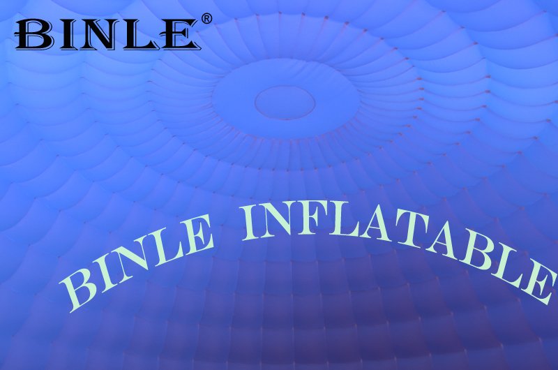 8m Blue Inflatable Dome Tent Durable Igloo Marquee For Wedding Giant Event Amusement Park - 7