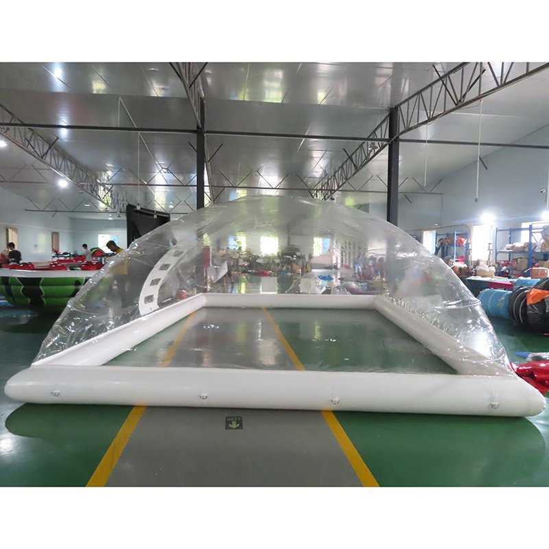 IMG_1373 Transparent Inflatable Bubble Tent Durable Pool Dome Cover For Swimming Outdoor Protection Waterproof Uvresistant - 3