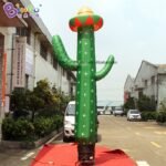 Exquisite Craft 4m High Inflatable Cactus Model Air Dancer For Amusement Park Outdoor Party Decoration Toy - 4