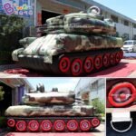 Exquisite Crafts 3x6 5x3 6mh Inflatable Radar Tank Model Custom Made Military Decoration For Displaying - 6