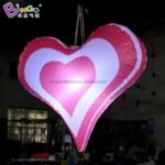 Eco-friendly 0 8 Meters Inflatable Heart Shape Model With Led Lighs For Party Ceiling Hanging Balloon Toys - 6