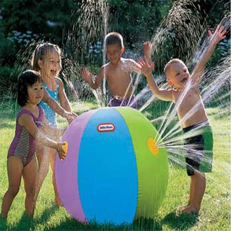 Childrens Ecofriendly Inflatable Beach Ball Summer Outdoor Lawn Water Toy Ideal Gift For Kids - 1