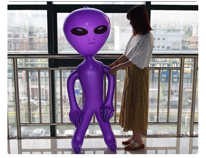 Ecofriendly Pvc Inflatable Alien Doll For Halloween Bar Decor Advertising Display Model - 2 Ecofriendly Pvc Inflatable Alien Doll For Halloween Bar Decor Advertising Display Model - 2