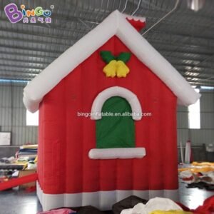 Exquisite 3x3x4 Meters Inflatable Christmas House With Led Lights For Decoration Inflabke Display Toys - 2