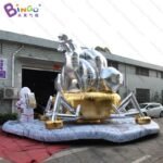 Exquisite Handmade 8x5mh Giant Inflatable Aerospace For Decoration Durable Spaceship Model Balloon Dispaly Toys - 3