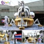Exquisite Handmade 8x5mh Giant Inflatable Aerospace For Decoration Durable Spaceship Model Balloon Dispaly Toys - 6