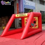 Exquisite Workmanship 2 5x3 5x2mh Portable Red Soccer Goal Pvc Tarpaulin Inflatable Football Shooting Match Toy - 6