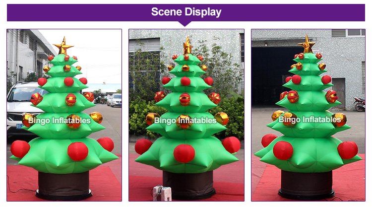 22m Inflatable Indoor Christmas Tree Decoration Festive Blow Up Toy For Holiday Celebrations - 2 22m Inflatable Indoor Christmas Tree Decoration Festive Blow Up Toy For Holiday Celebrations - 2