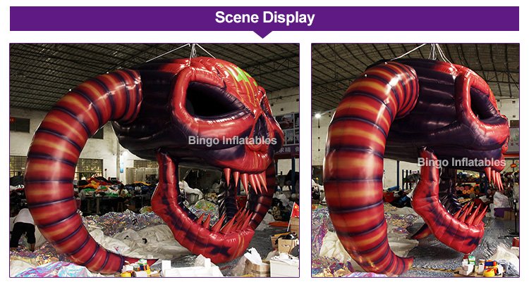 Exquisite Handcrafted 7x2 4x4 3mh Red Inflatable Skull Halloween Decorations Display Toys Novelty Items - 2 Exquisite Handcrafted 7x2 4x4 3mh Red Inflatable Skull Halloween Decorations Display Toys Novelty Items - 2