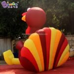 Outlet 3 6x3x3 7m Inflatable Turkey Cartoon Aerated Custom Made Chicken Rooster Printing Advert For Event - 3