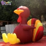 Outlet 3 6x3x3 7m Inflatable Turkey Cartoon Aerated Custom Made Chicken Rooster Printing Advert For Event - 2