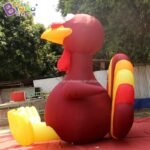 Outlet 3 6x3x3 7m Inflatable Turkey Cartoon Aerated Custom Made Chicken Rooster Printing Advert For Event - 5