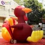 Outlet 3 6x3x3 7m Inflatable Turkey Cartoon Aerated Custom Made Chicken Rooster Printing Advert For Event - 6