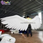 Outlet 5m Length Inflatable Stage Wings Costume Customized Angle White Wing Model Wearing Without Blower - 3