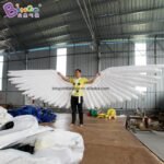 Outlet 5m Length Inflatable Stage Wings Costume Customized Angle White Wing Model Wearing Without Blower - 5