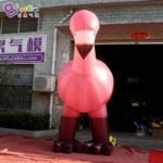 4mh Inflatable Flamingo Made To Order Decorating Standing Red Bird Balloon - 4