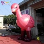 4mh Inflatable Flamingo Made To Order Decorating Standing Red Bird Balloon - 5