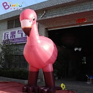 4mh Inflatable Flamingo Made To Order Decorating Standing Red Bird Balloon - 2