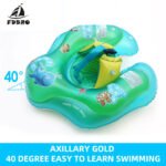 Fdbro Kids Swim Circle Mattress Baby Inflatables Pool Toys Float Accessories Donut Party Swimming Ring Infant Swimtrainer - 2