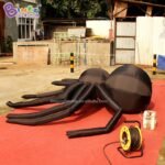 Postage 3 Meters Inflatable Black Spider For Amusement Park Decoration Halloween Use Toy - 4