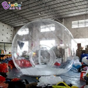 Postage 6x4x3mh Inflatable Bubble Tent Transparent Christmas Theme Personalized Advert Mall Decoration - 2