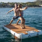 Funworld Floating Water Platform Inflatable Island Dock Outdoor Foldable Drop Stitch - 4