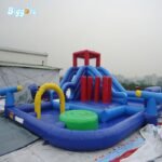 Price Pvc Material Outdoor Inflatable Slide Water Pool Combo Bouncy - 3