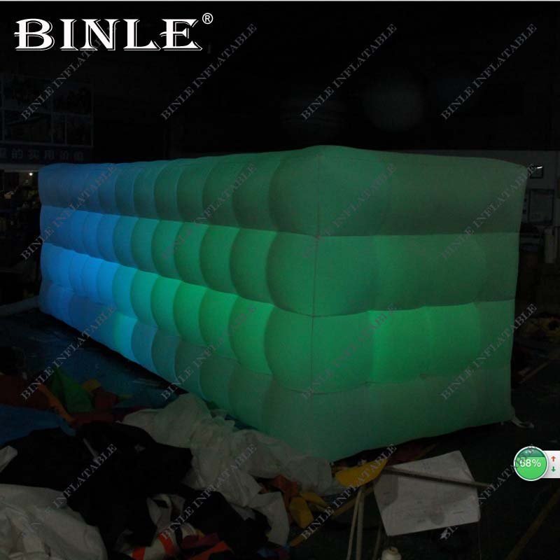 8m Square Led Inflatable Photo Booth Wall For Events Exhibitions And Parties - 7