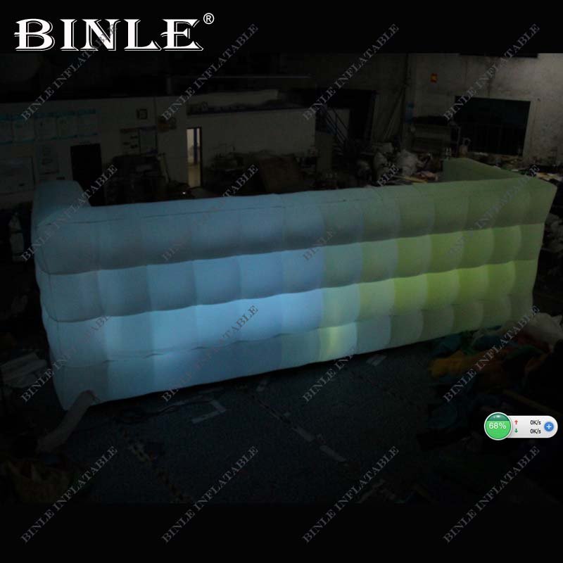 8m Square Led Inflatable Photo Booth Wall For Events Exhibitions And Parties - 2