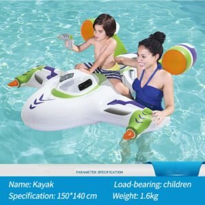Floating Row Water Bed Inflatable Hammock Lounge Folding Swimming Portable Beach Summer Pool 0214g10 - 2